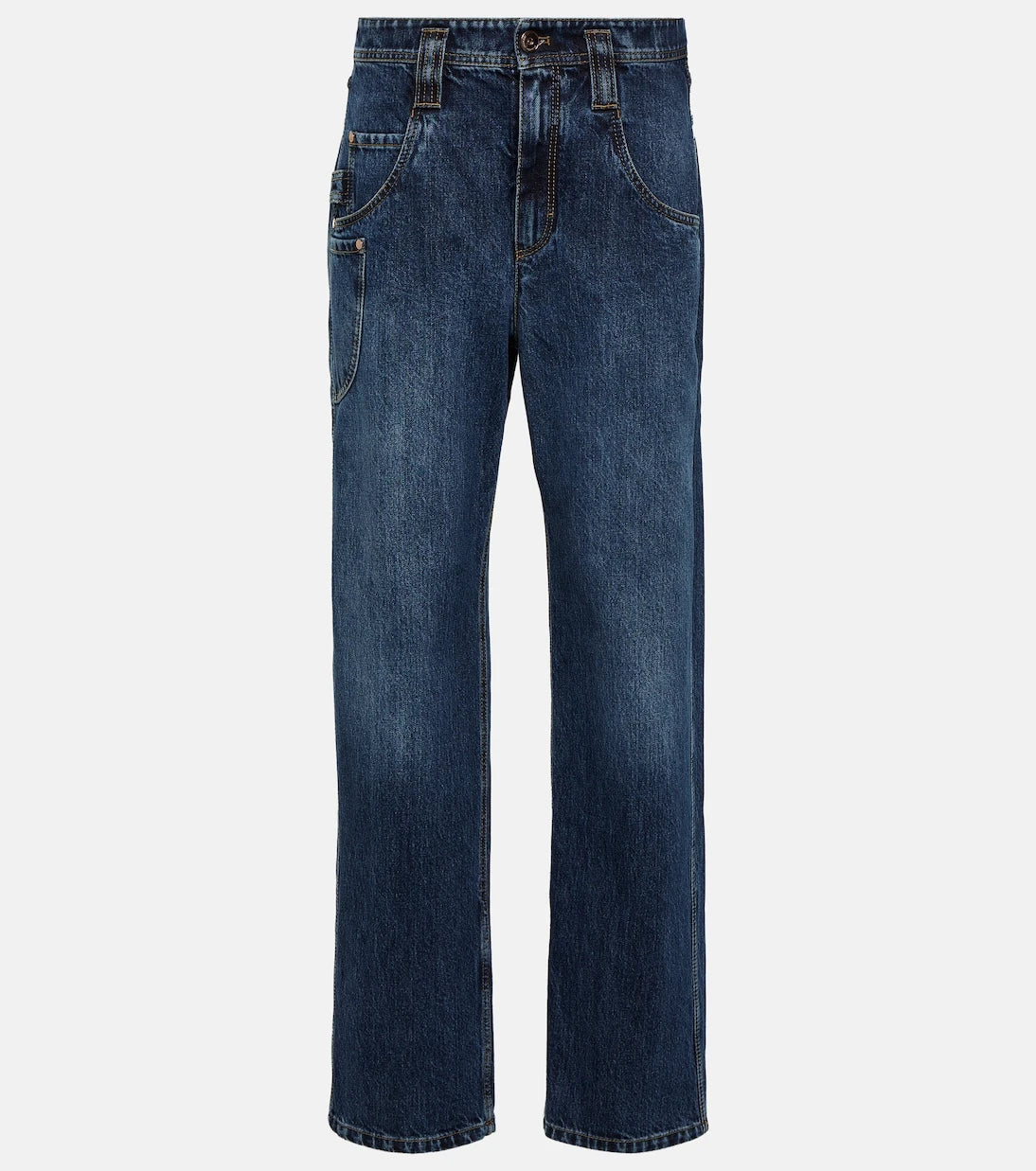 Brunello Cucinelli - Mid-rise wide-leg jeans