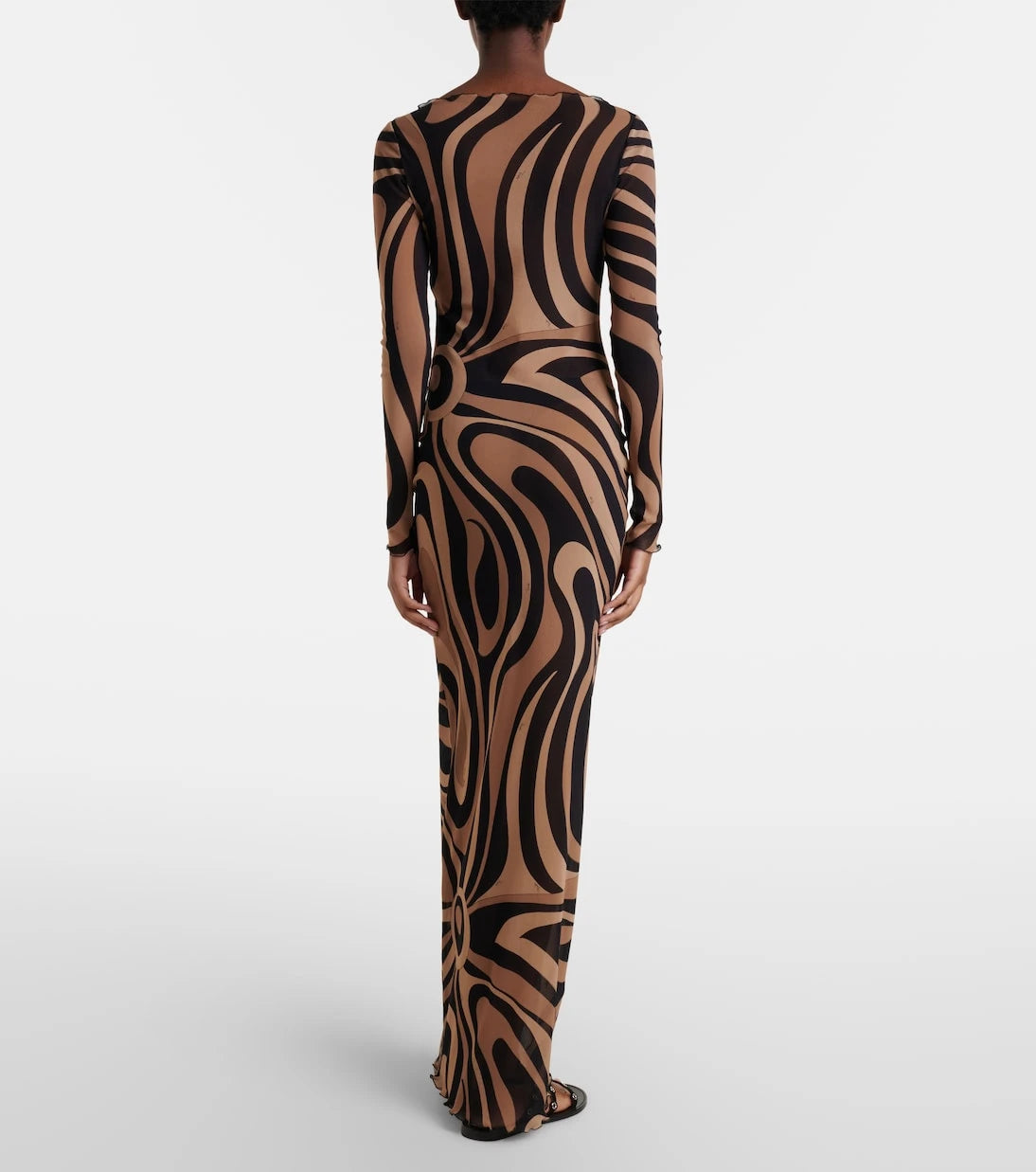 Pucci - Marmo tulle maxi dress