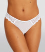 Maison Lejaby White Lace-Trim Gaby Briefs