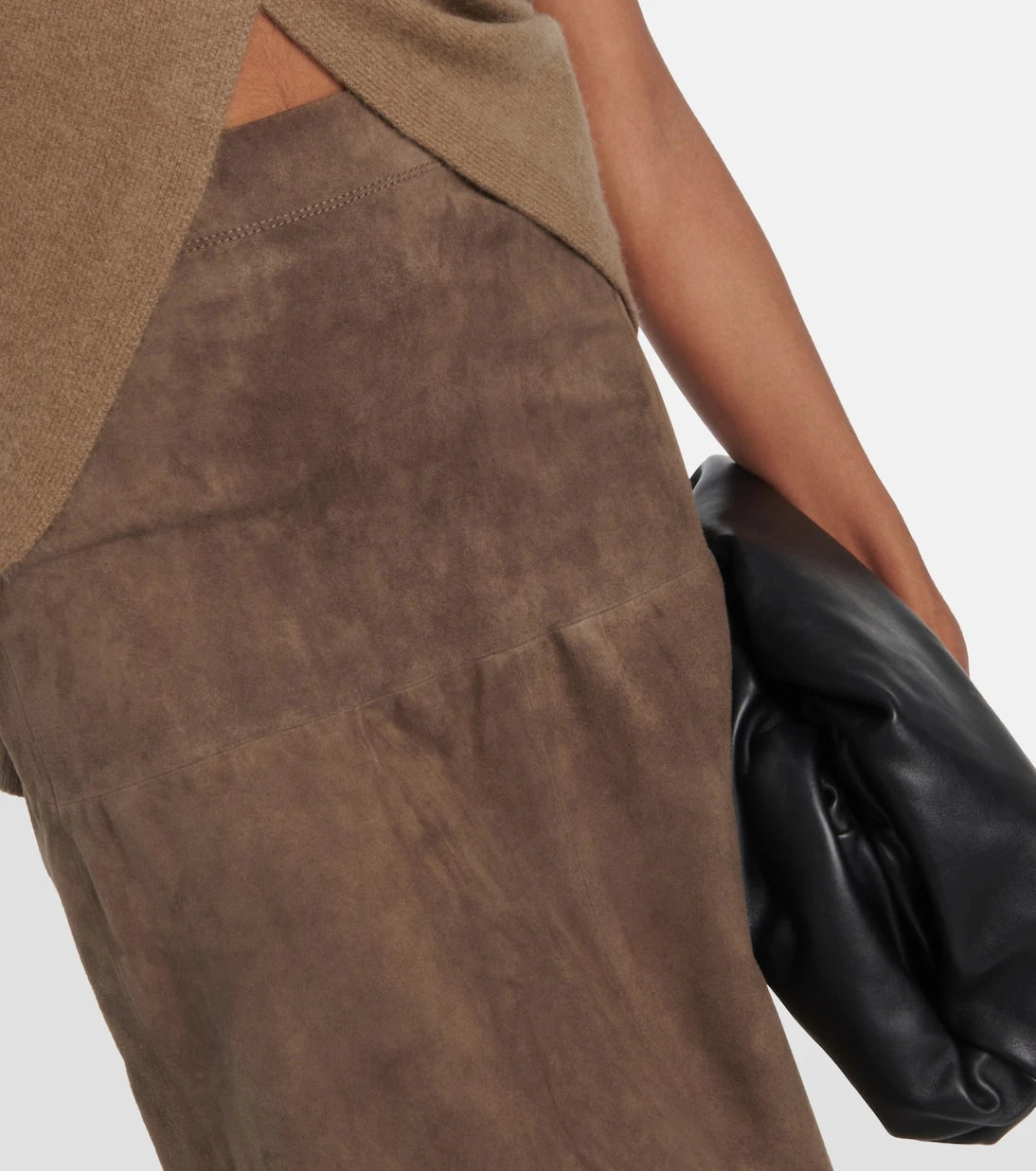 Joseph - Sacha suede midi skirt