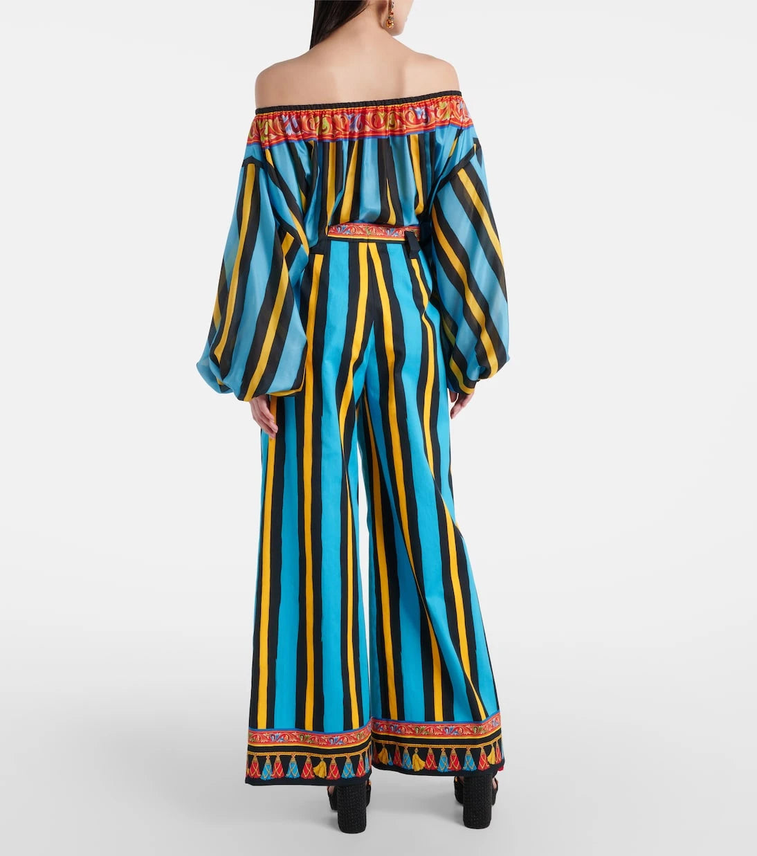 Dolce&Gabbana - Striped wide-leg pants