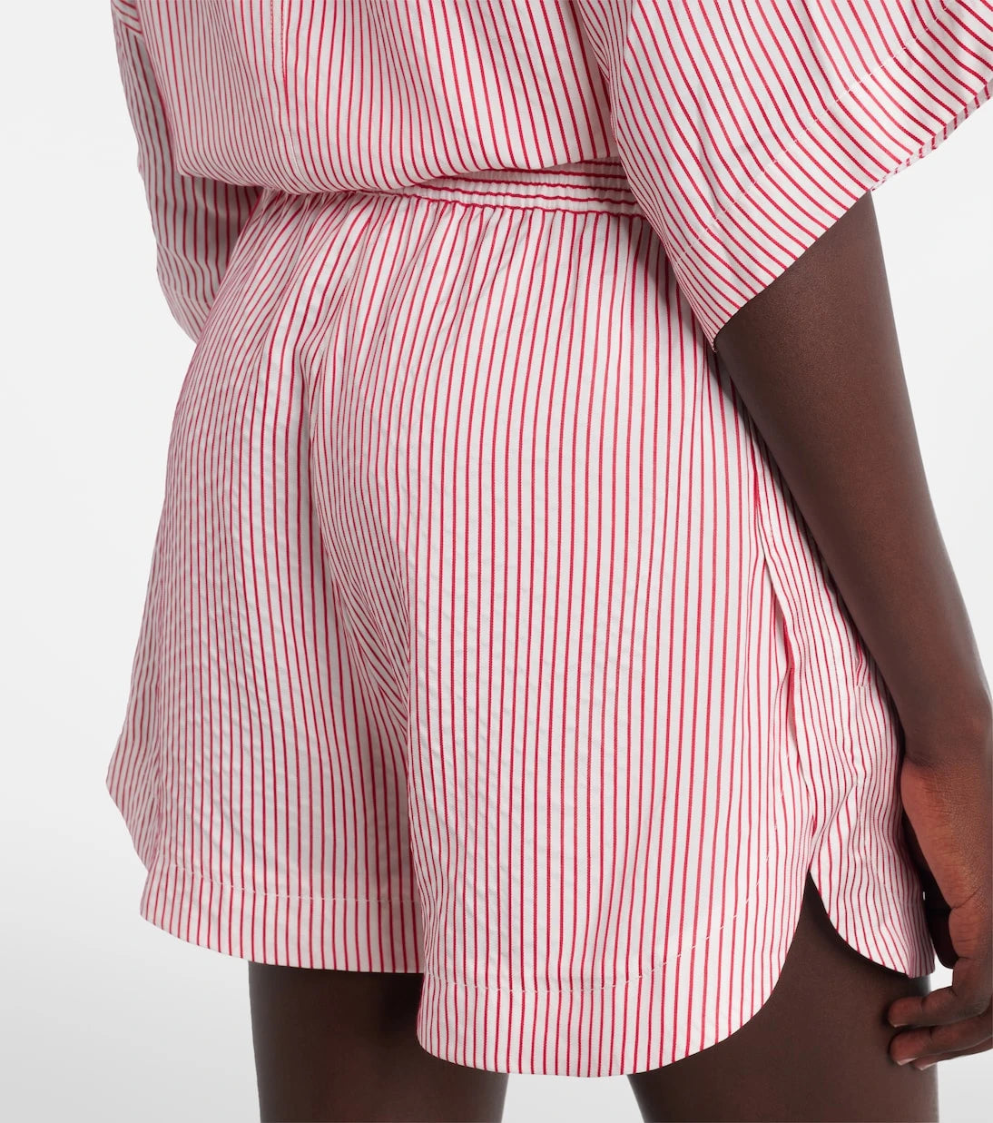 Stella McCartney - Striped silk shorts