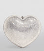 Judith Leiber Silver L'Amour Petit Cœur Clutch Bag