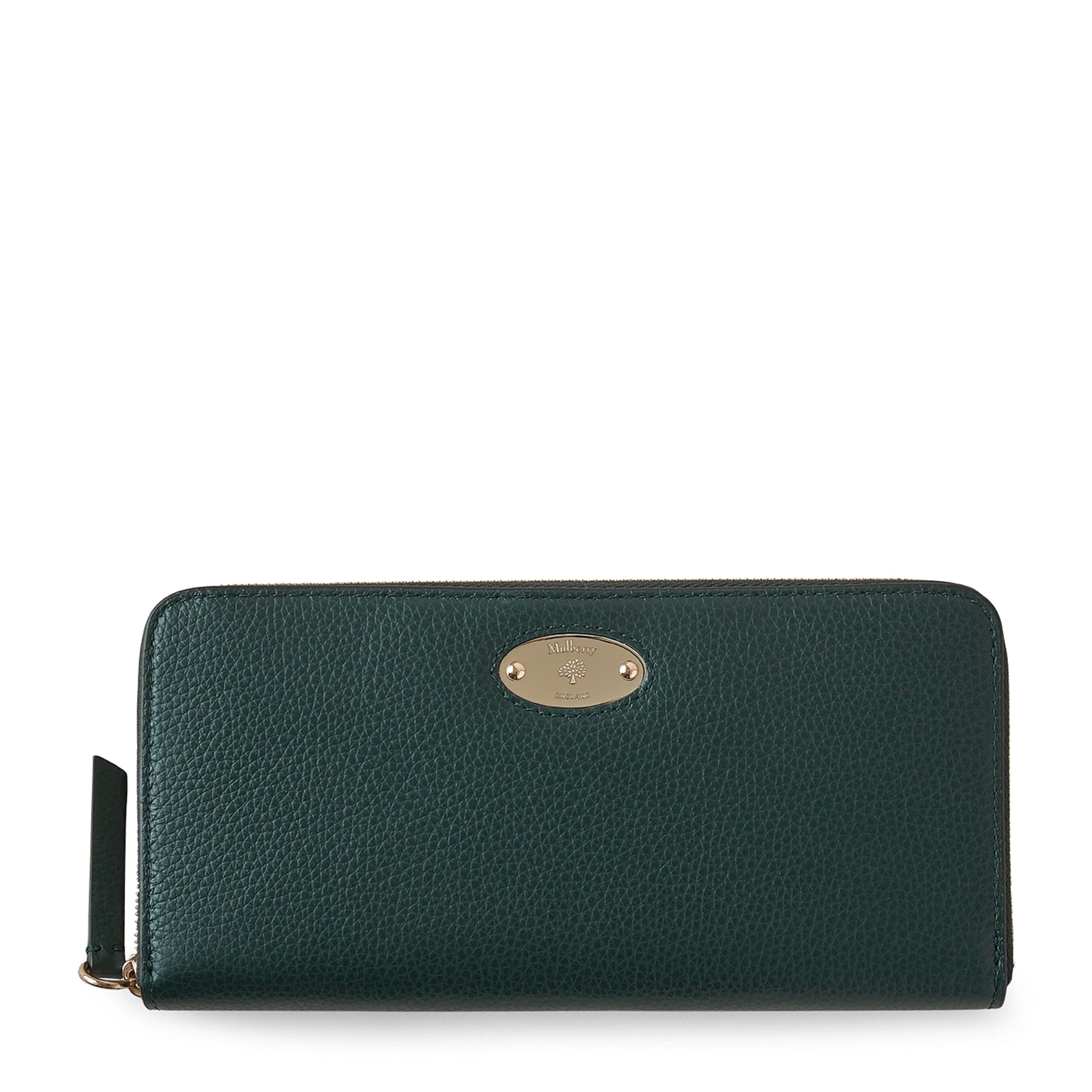 Mulberry Green Logo Plaque Purse