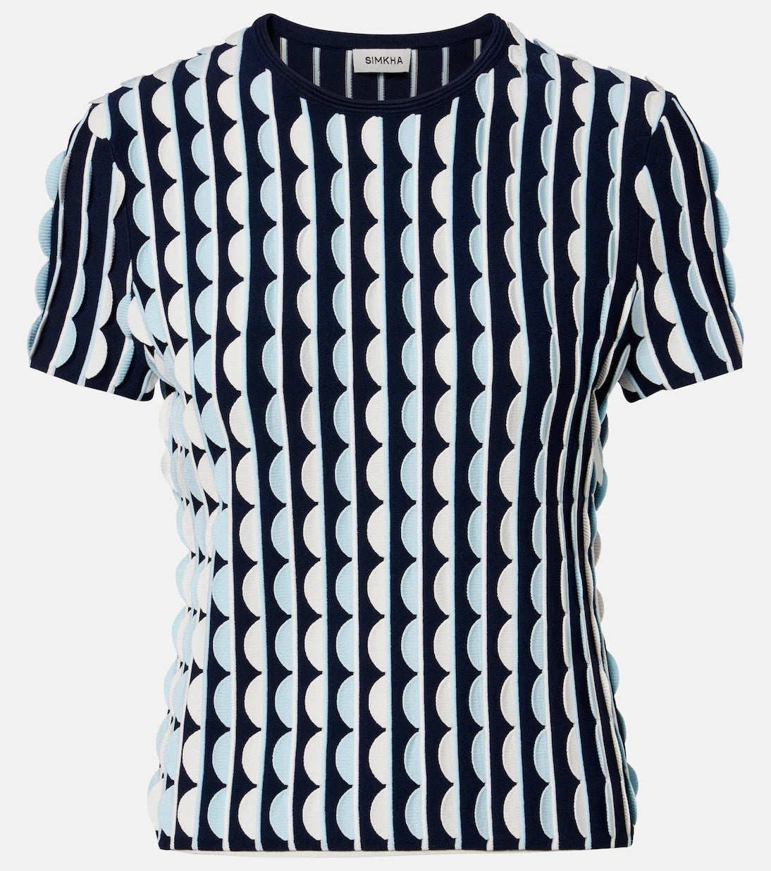 Simkhai - Kendra knitted scalloped top