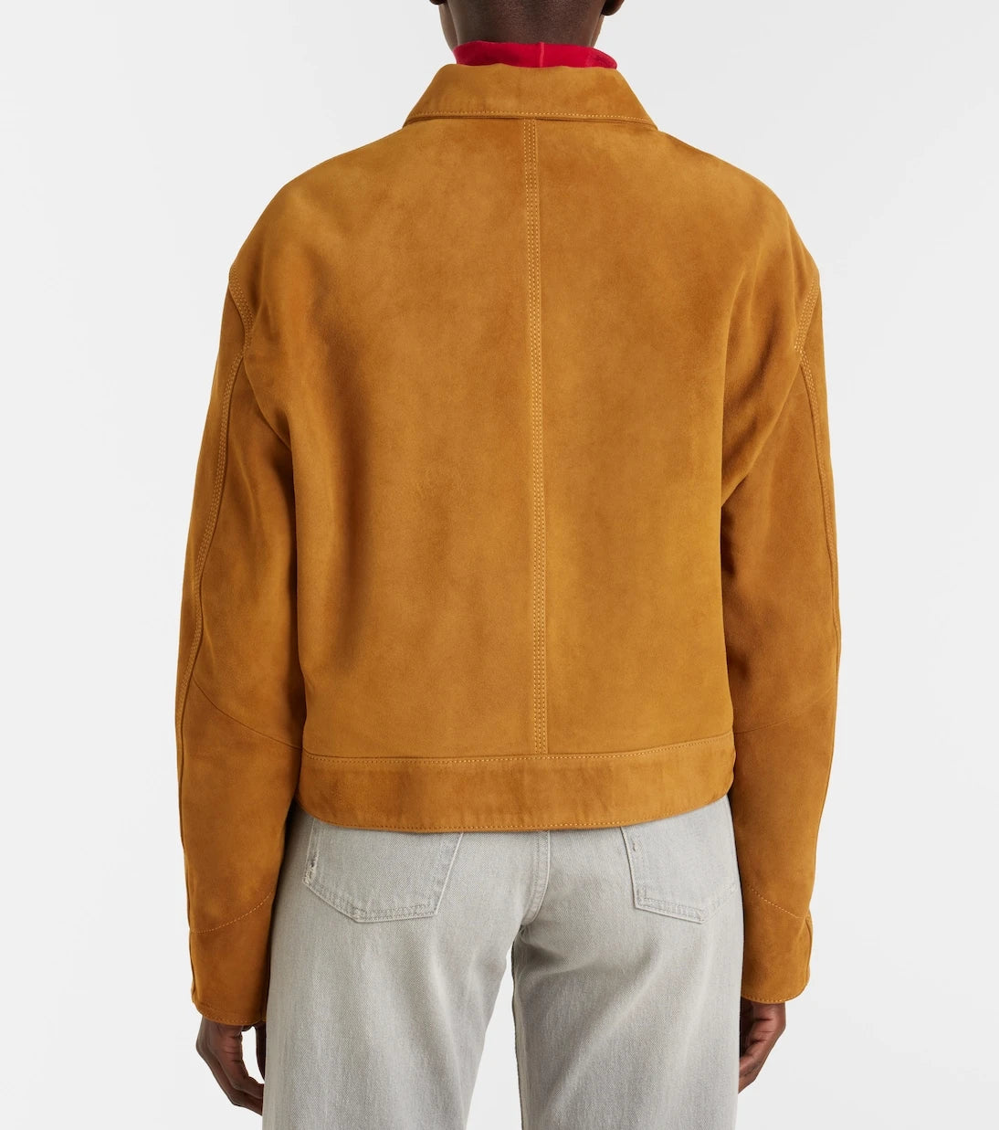 7 For All Mankind - Cropped suede jacket