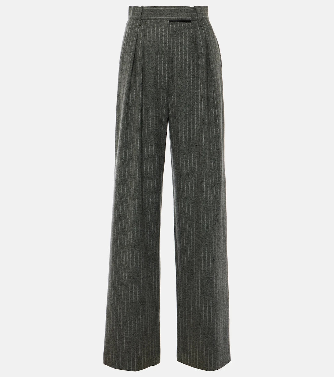 Alex Perry - Pinstriped high-rise tapered pants
