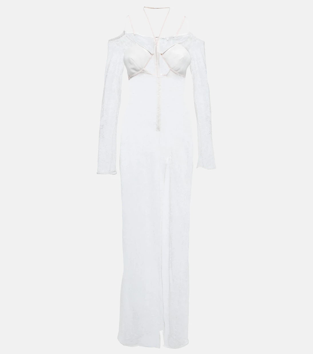 Nensi Dojaka - Bridal cutout lace gown