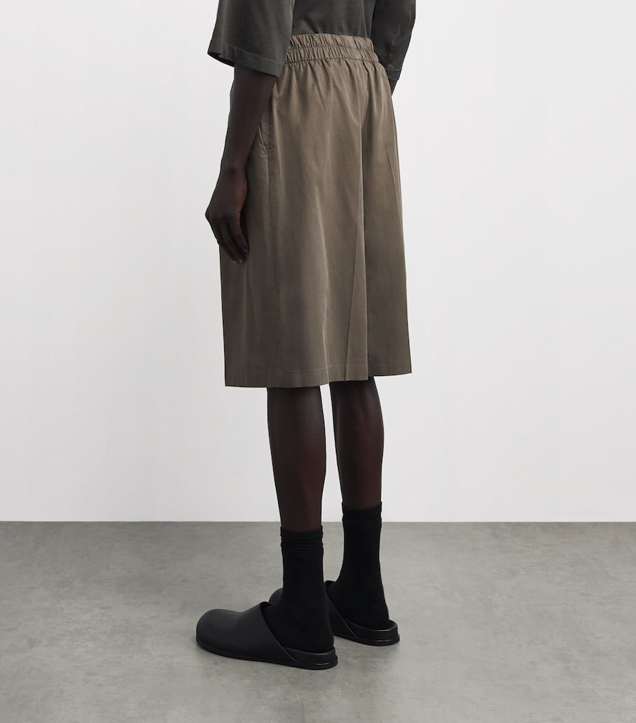 Fear Of God Cotton-Blend Pleated Shorts