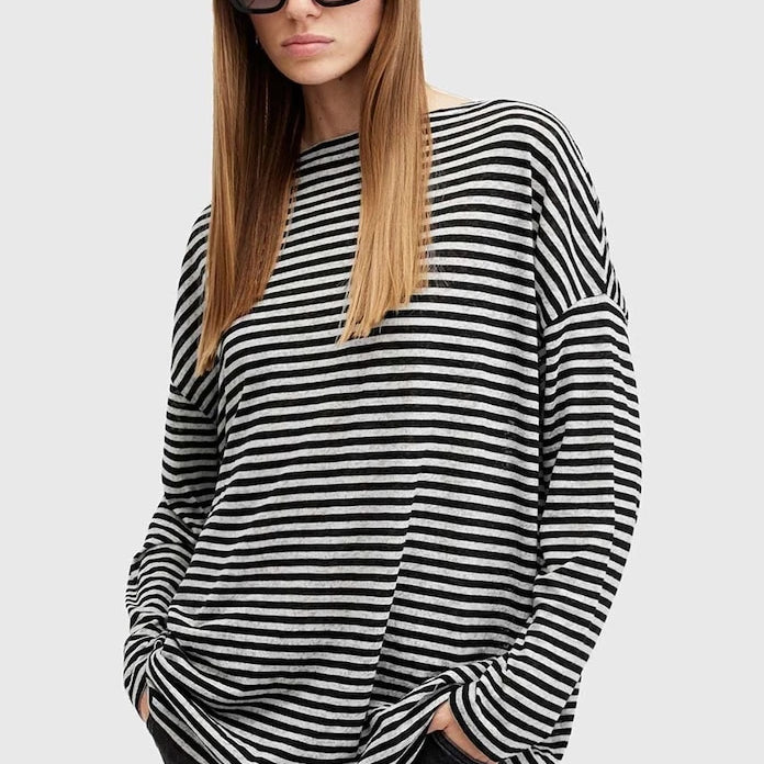 Блуза AllSaints RITA STRIPE TEE