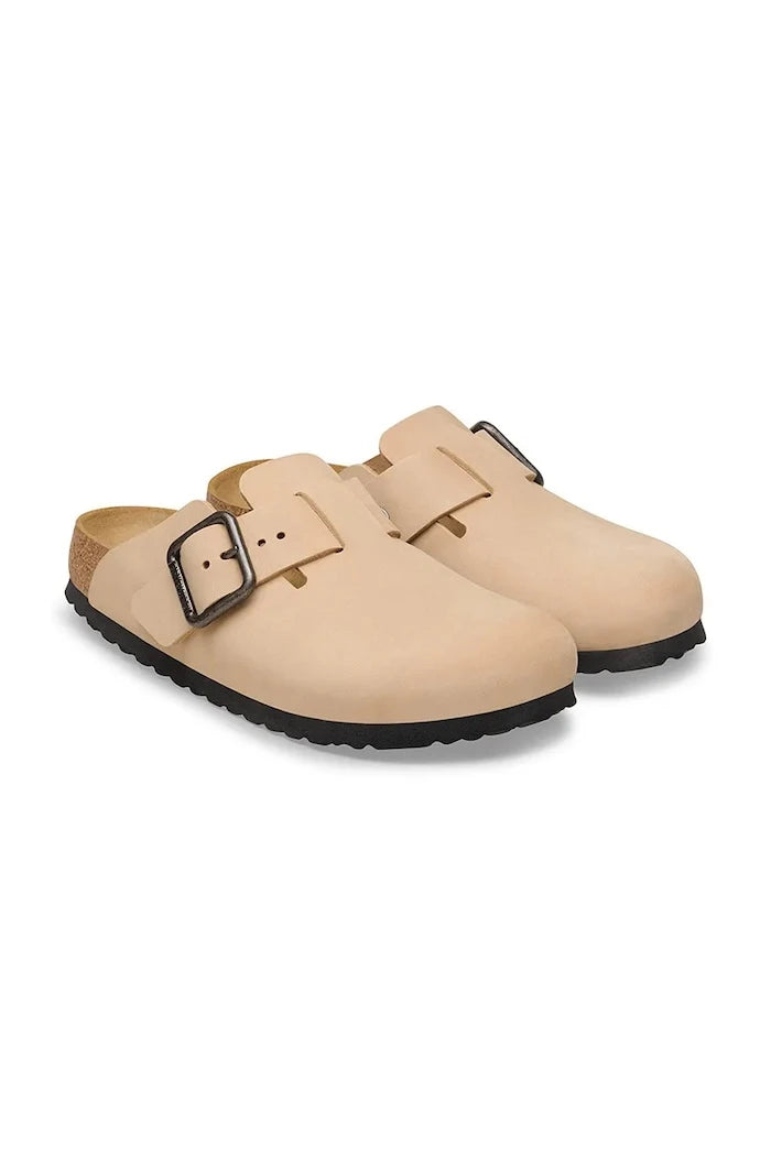 Birkenstock чехли сабо от набук Boston