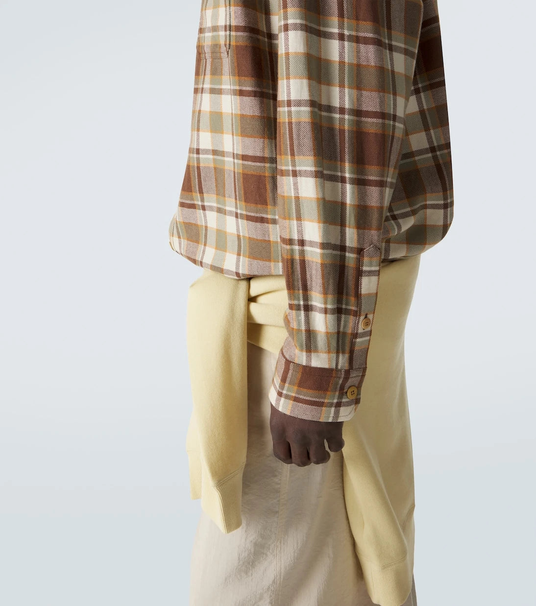 Visvim - قميص lumber من الصوف والكتان بنقشة مربعات
