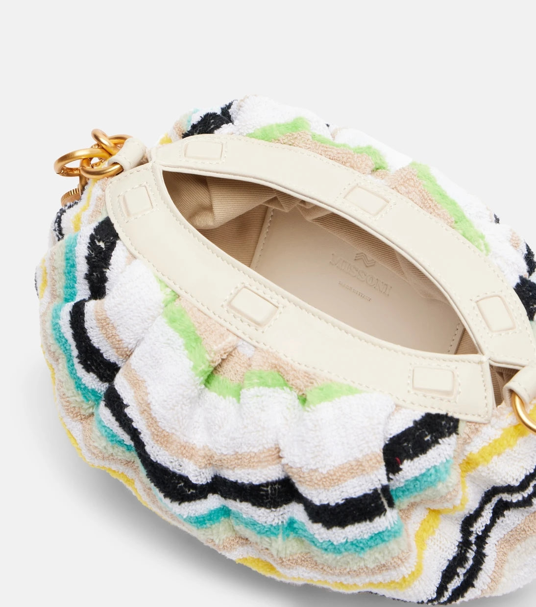 Missoni - حقيبة كلاتش صغيرة بتصميم متعرج