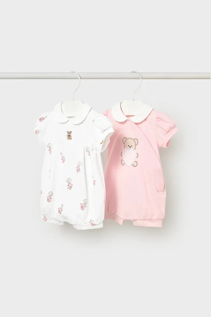 Бебешки къс гащеризон Mayoral Newborn (2 броя)
