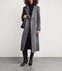 Simkhai Grey Wool-Blend Embellished Gianni Coat
