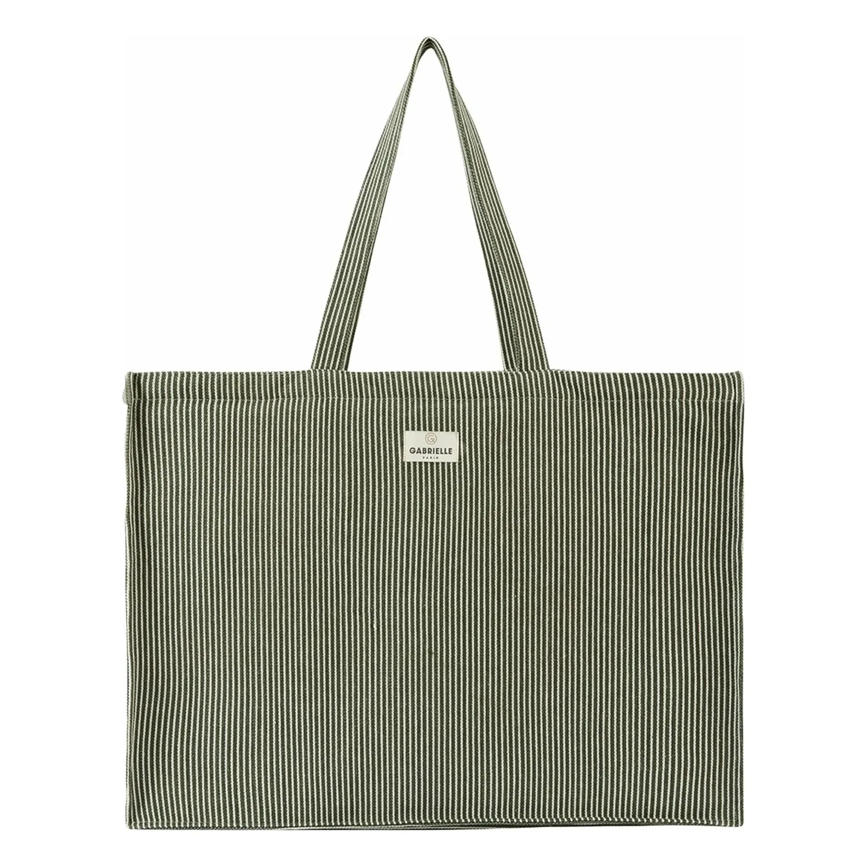 Gabrielle Paris - Striped cotton weekend bag | Quartz