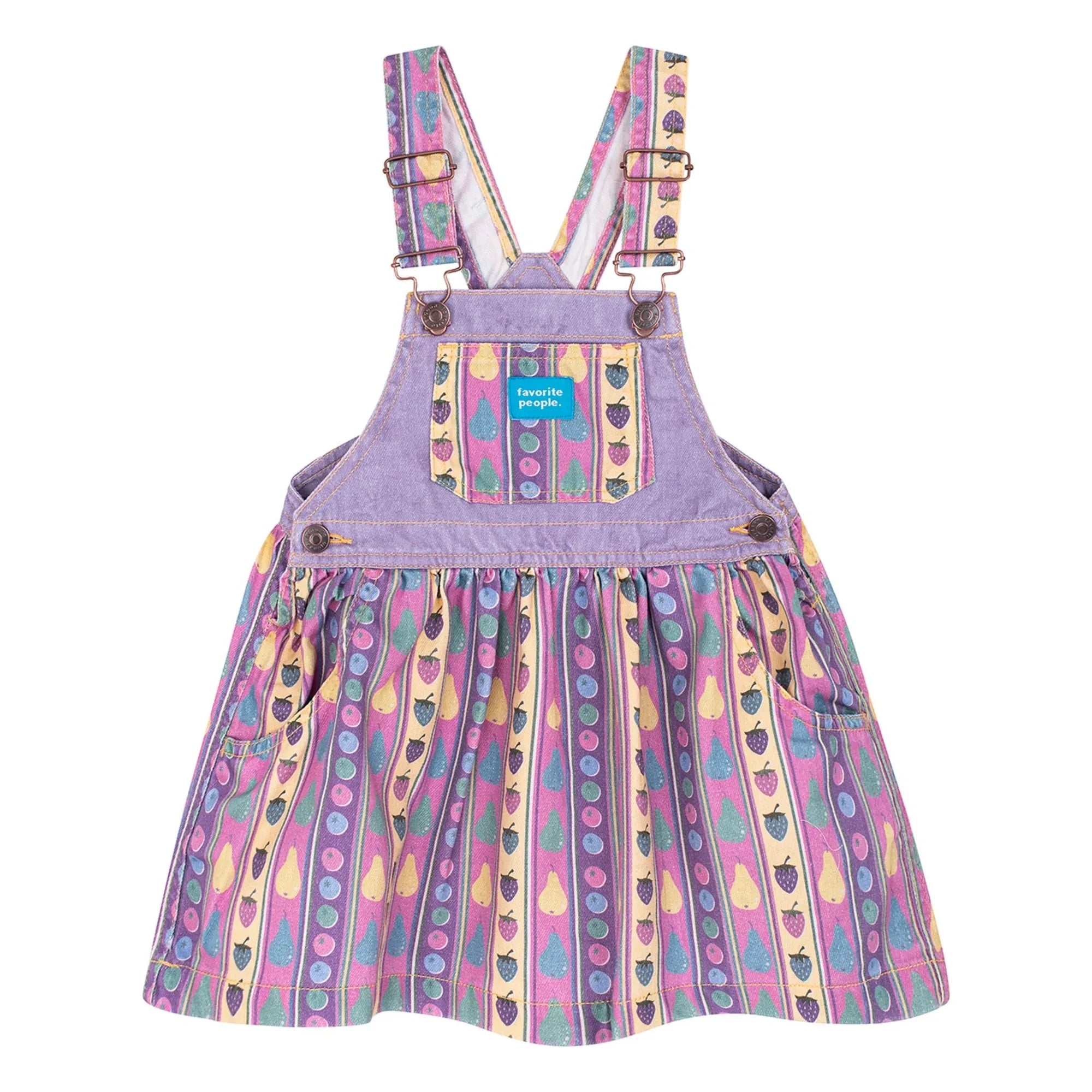 Favorite People - Salopette Dress Panna Cotta Fruits | Purple