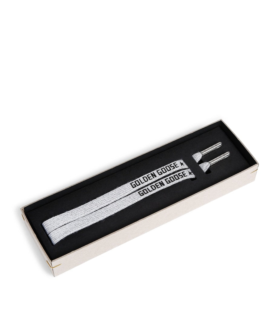 Golden Goose Multi Logo Print Laces