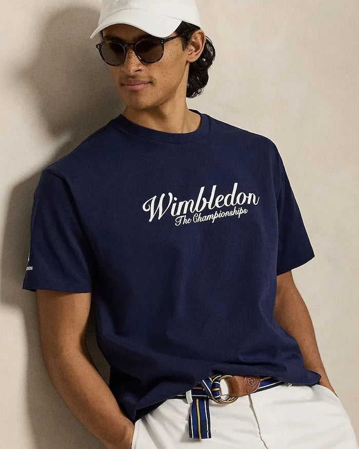 Polo Ralph Lauren erkek pamuklu Wimbledon tişört