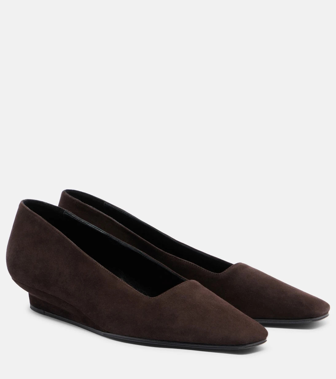 The Row - June suede wedges