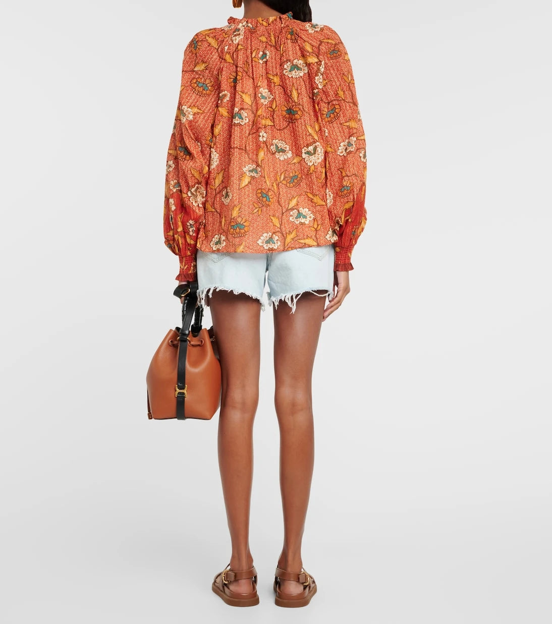 Ulla Johnson - Kaitlyn floral cotton-blend blouse