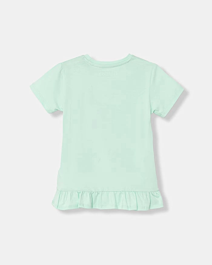 Guess Çocuklar için pamuklu elastanlı tişört