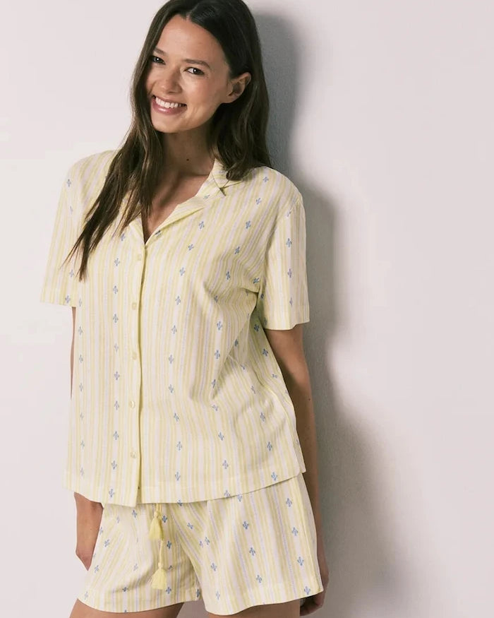women'secret kadın pamuklu iki parçalı pijama