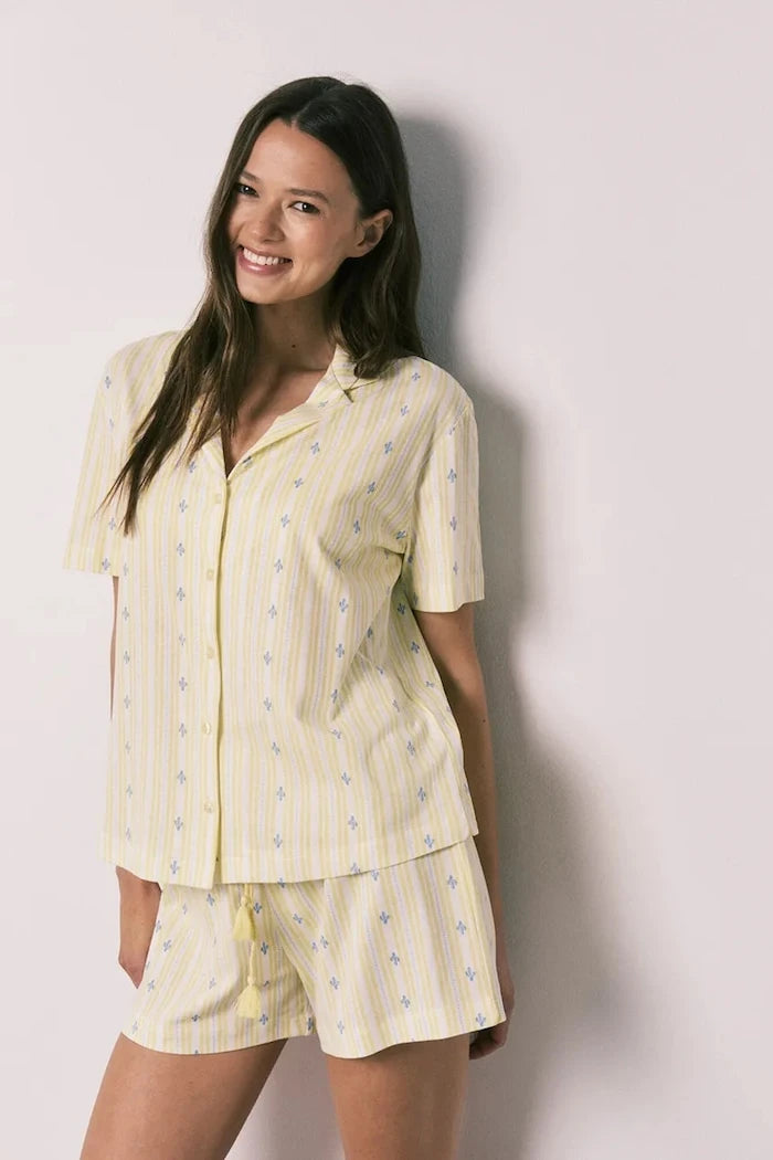 women'secret kadın pamuklu iki parçalı pijama