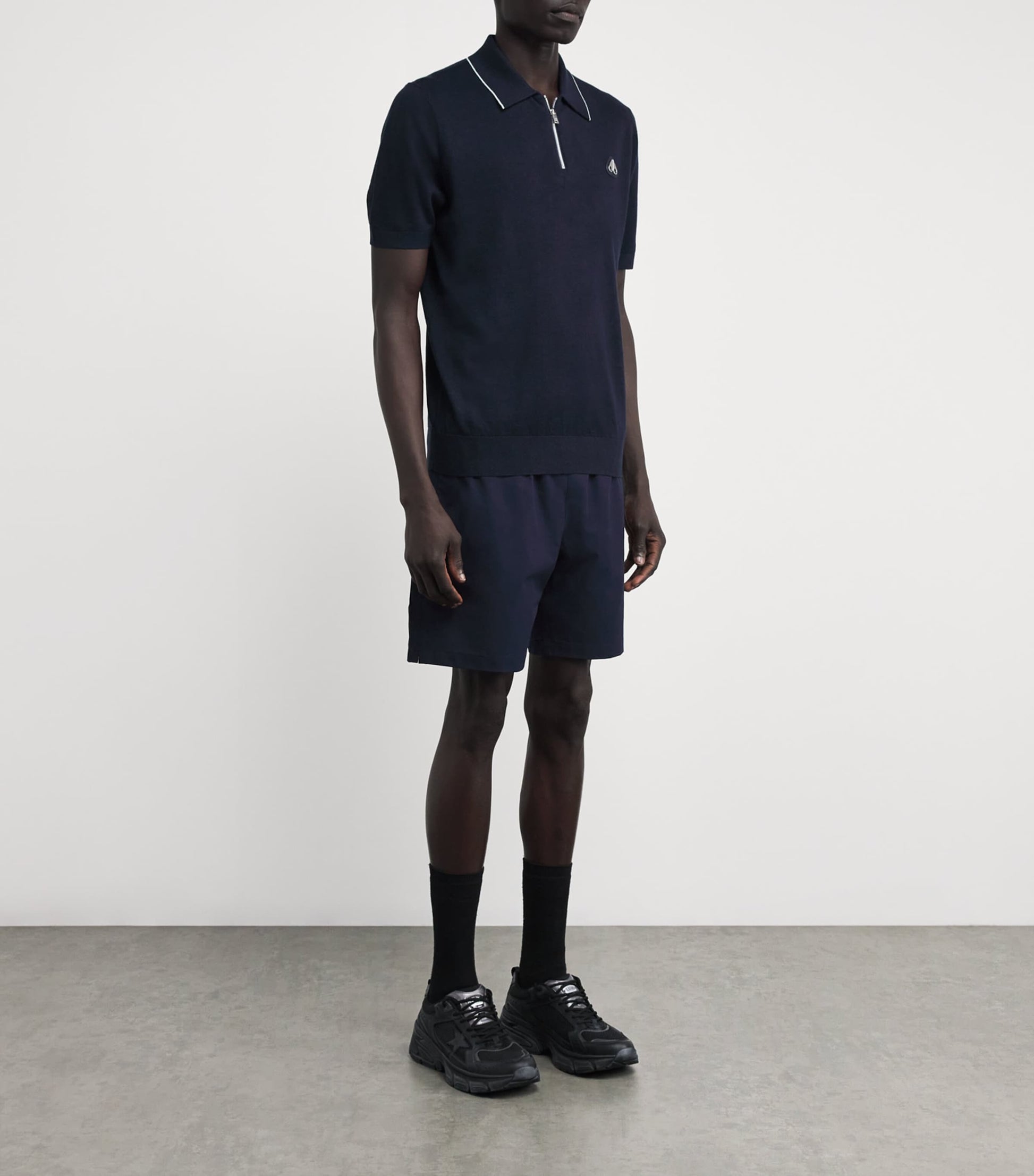 Moose Knuckles Logo Swim Shorts