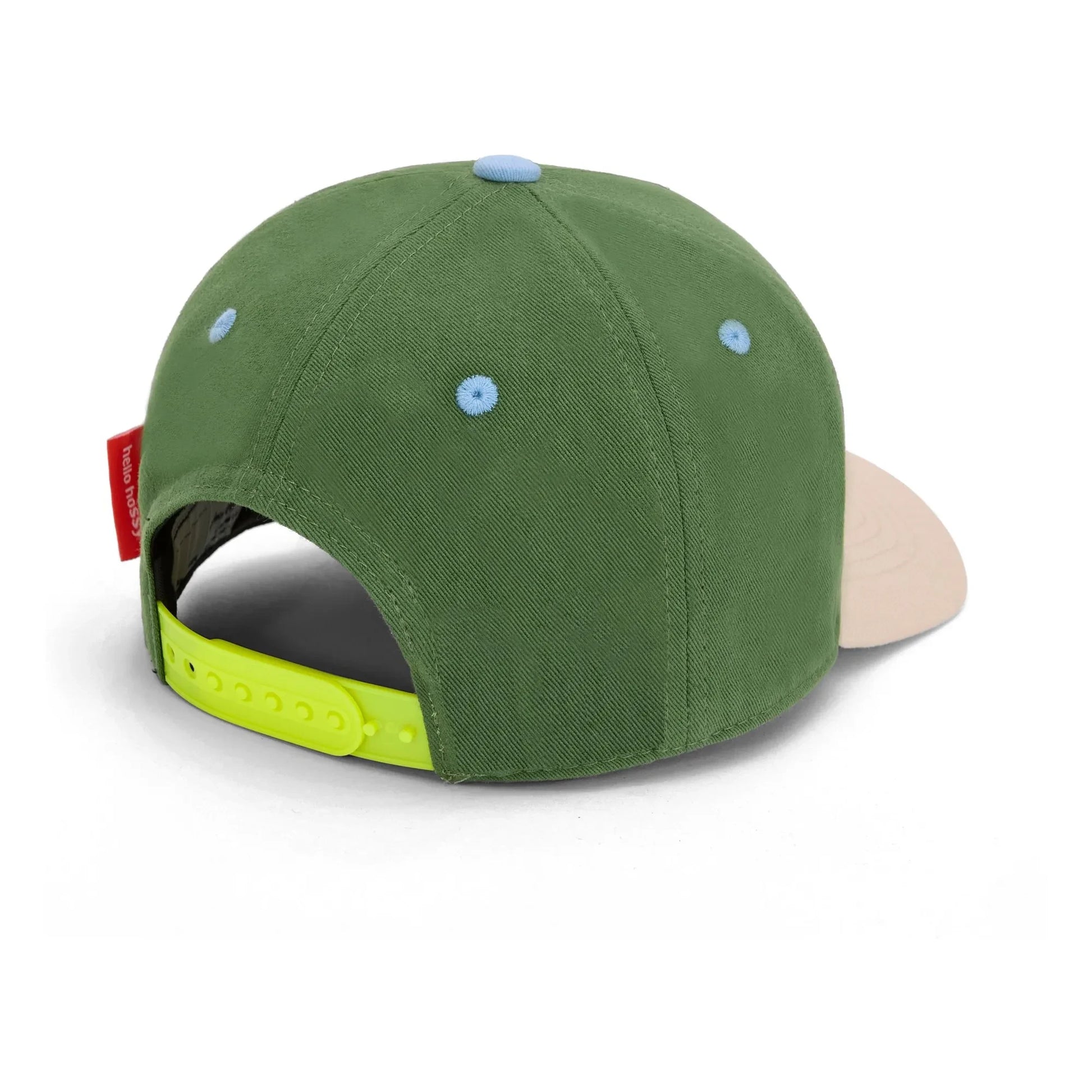 Hello Hossy - Organic Cotton Mini Curved Visor Cap | Green