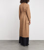Max Mara Beige Camelwool Knitted-Sleeve Coat