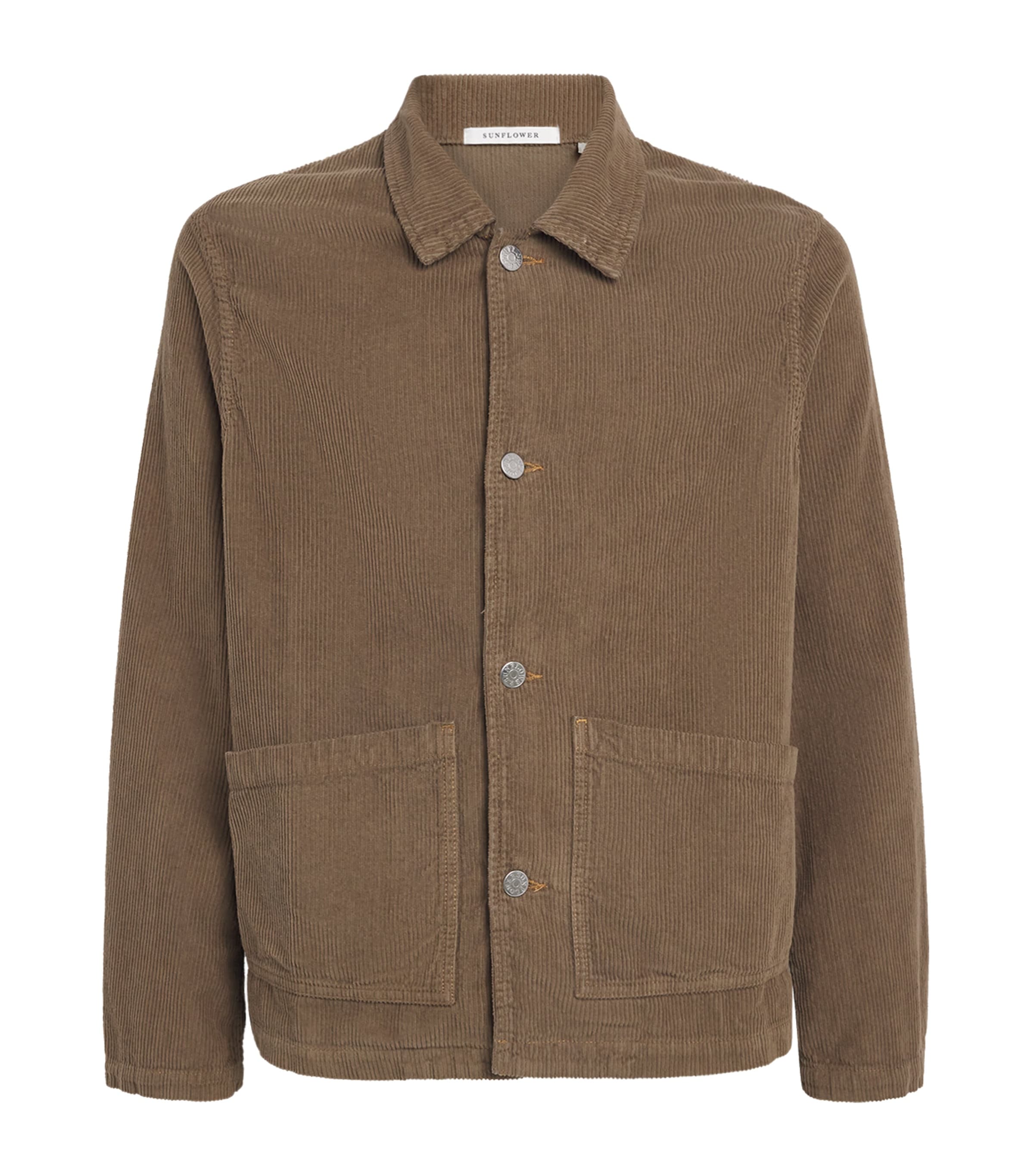 Sunflower Beige Cotton Corduroy Jacket