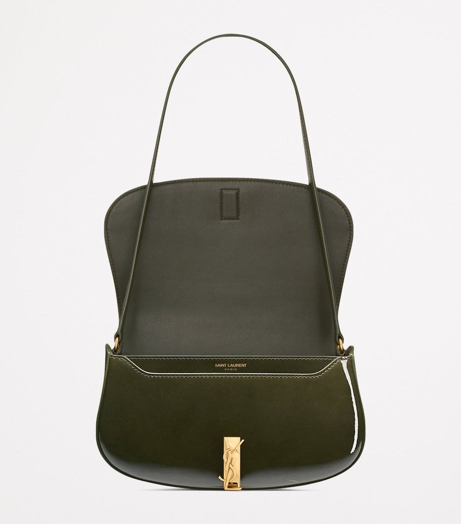 Saint Laurent Green Mini Voltaire Shoulder Bag