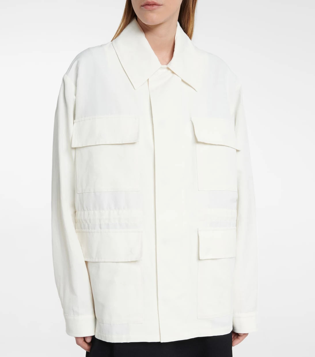 Stella McCartney - Cotton and linen-blend jacket