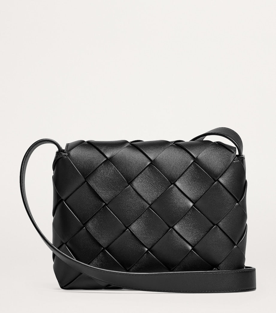 Bottega Veneta Suede Intreccio Diago Cross-Body Bag