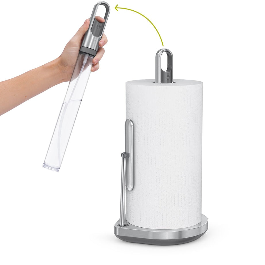 Simplehuman Paper Towel Holder and Spray Pump