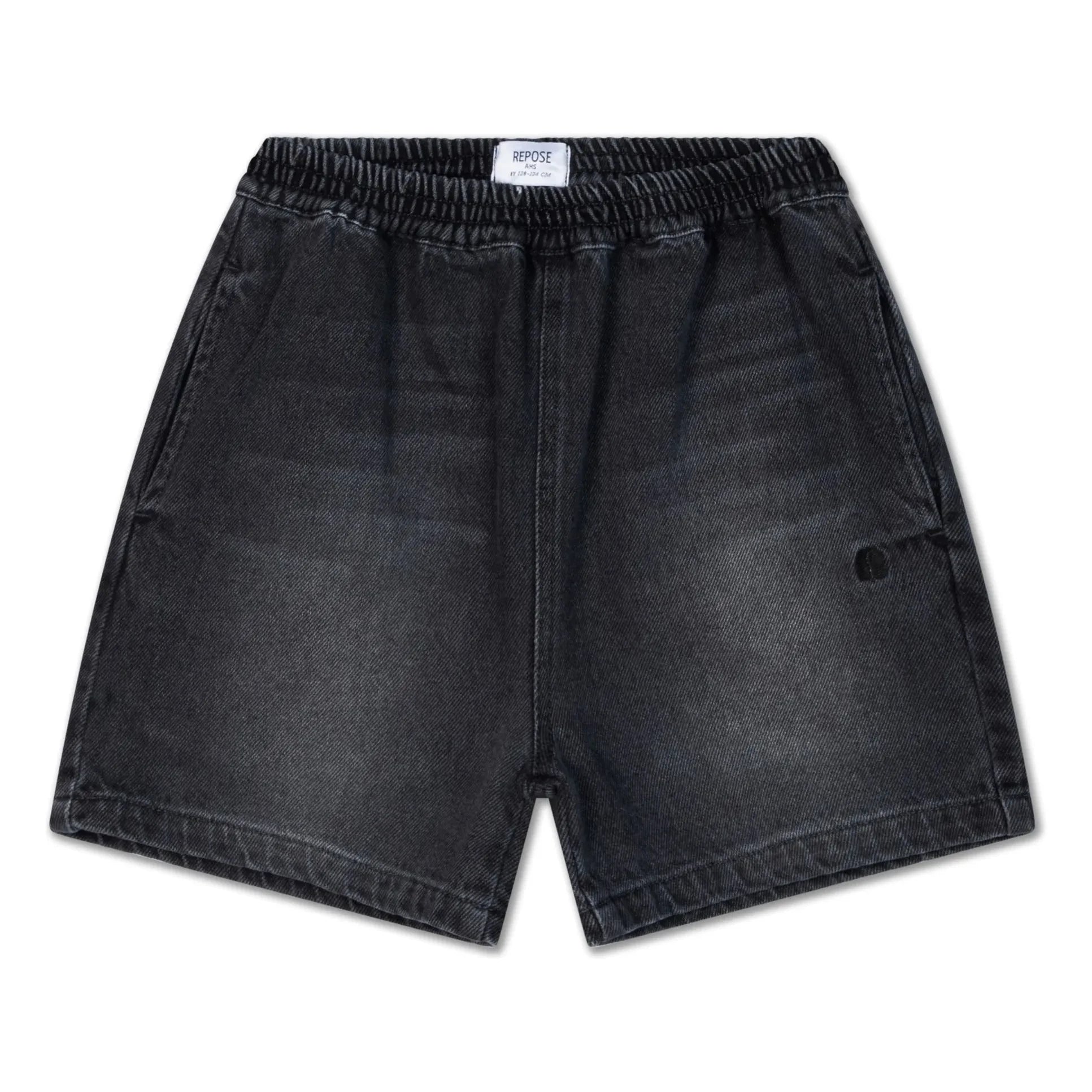 Repose AMS - Organic Cotton Twill Shorts | Charcoal grey