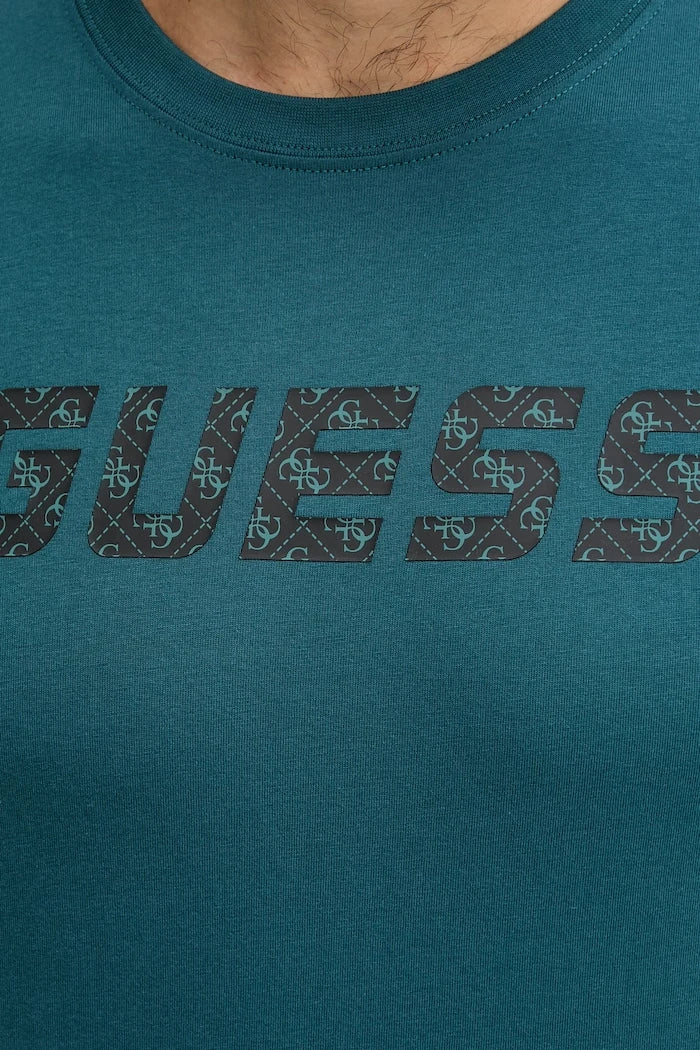 Pamuklu tişört Guess MASKA