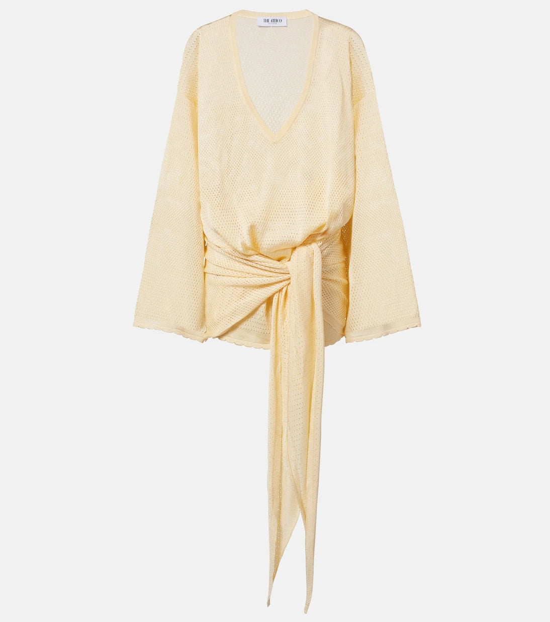 The Attico - Open-knit minidress