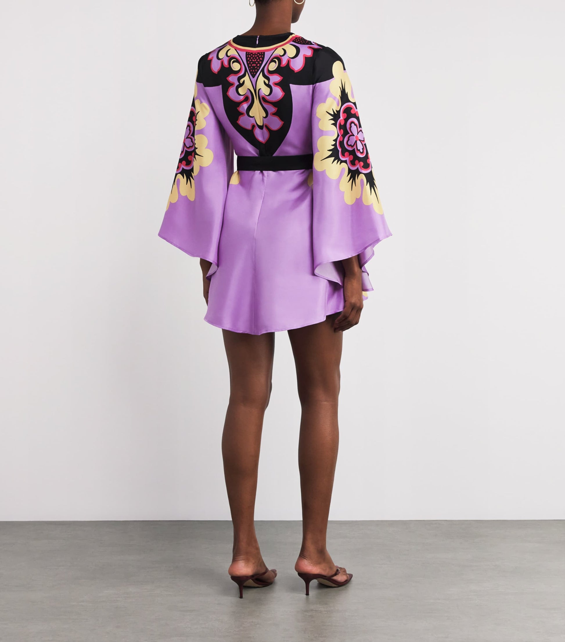 La Doublej Multi Silk Magnifico Mini Dress