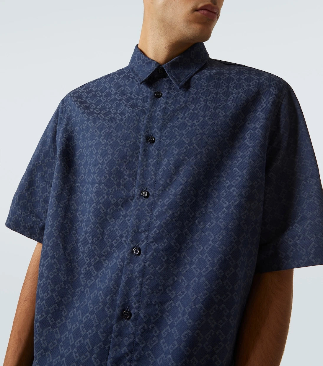 Givenchy - Monogram 72 jacquard denim shirt