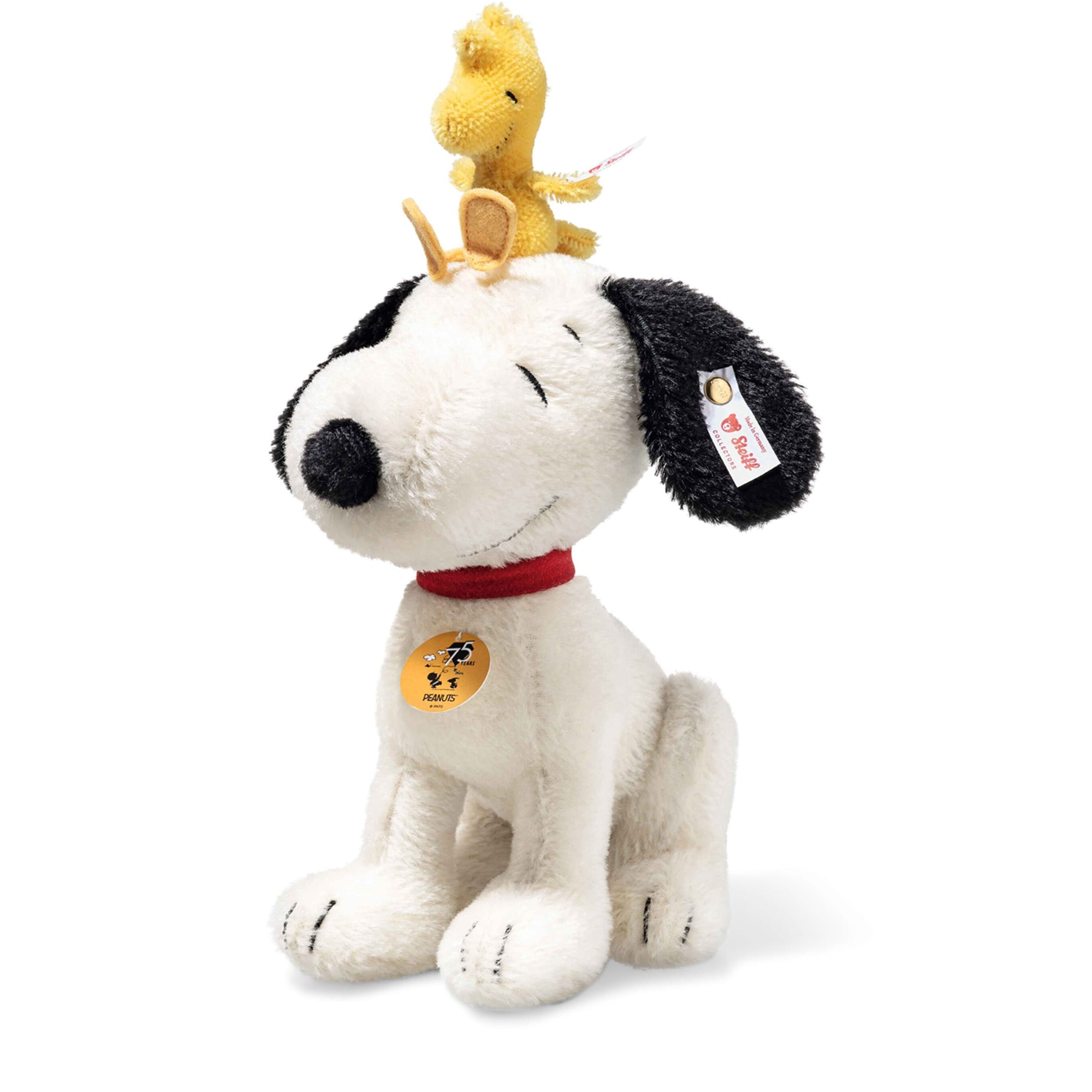 Steiff x Peanuts Snoopy With Woodstock 75th Anniversary Soft Toy (30cm)