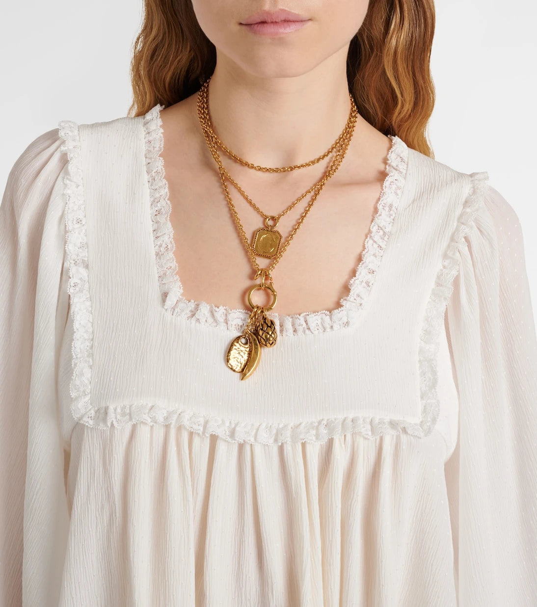 Chloé - Silk crêpe minidress