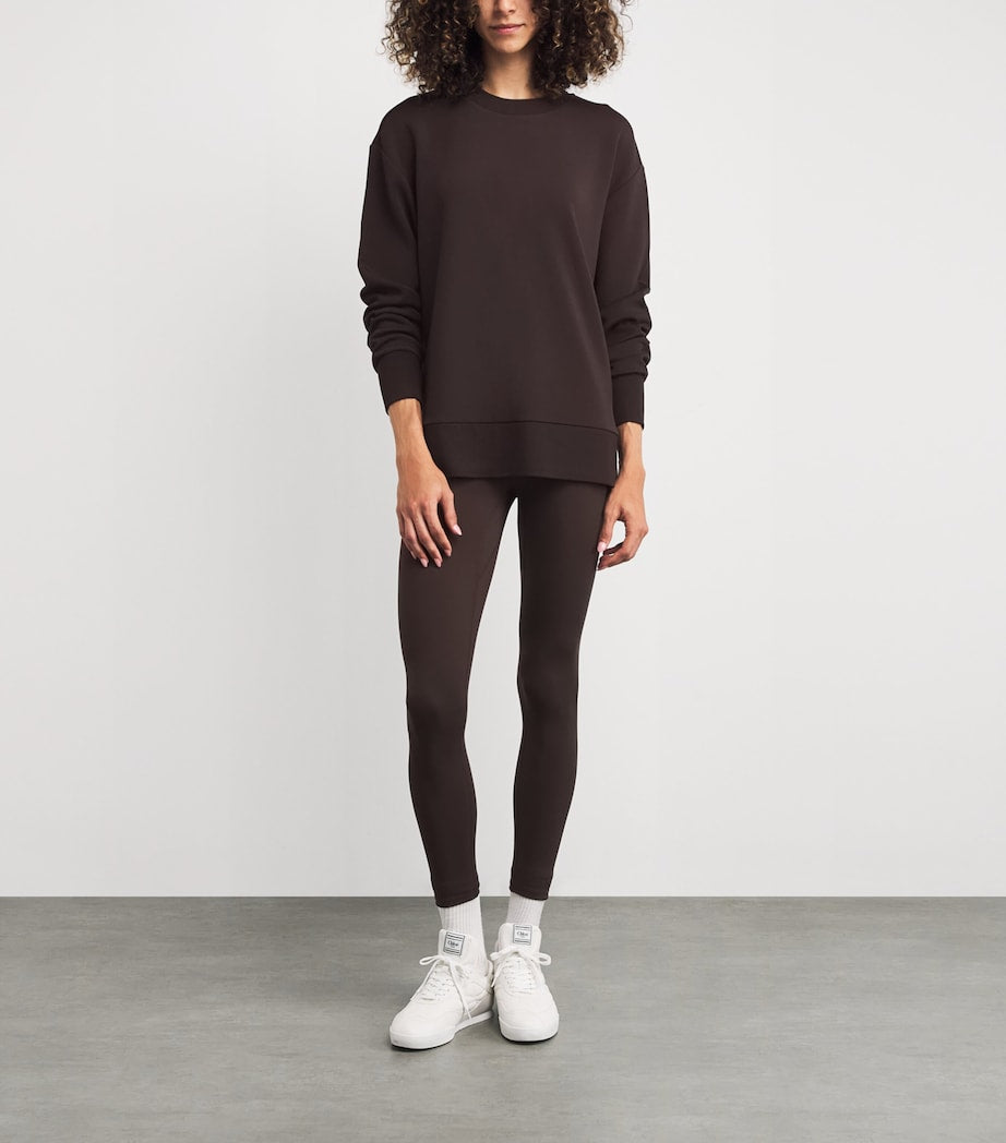 Varley Brown DoubleSoft Gabriella Sweatshirt