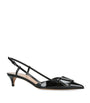 Valentino Garavani Black Slingback Logo Heels 40