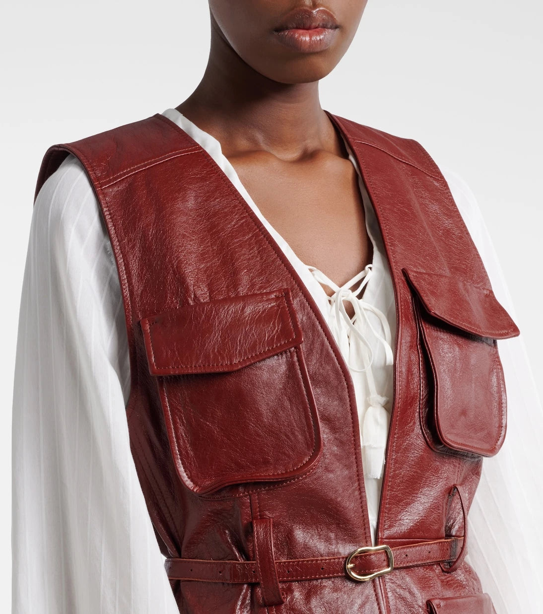 Dorothee Schumacher - Broken Shine leather vest