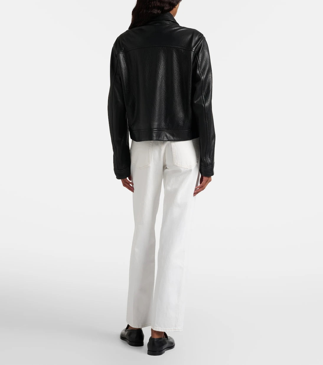 7 For All Mankind - High-rise straight jeans