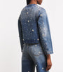 Blue Denim Embellished Jacket