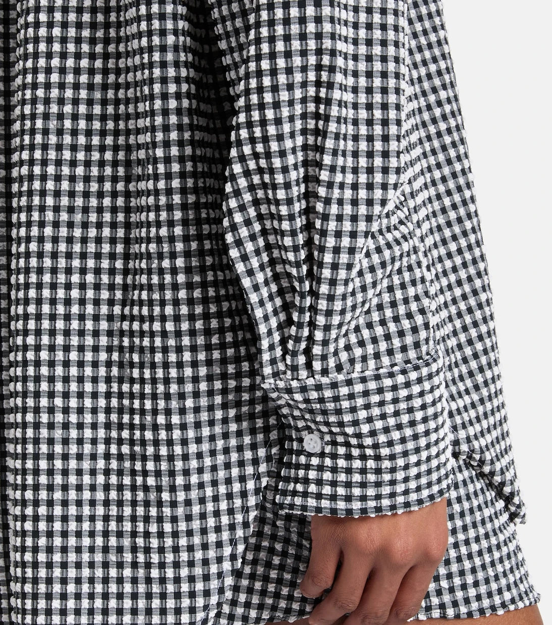 Hunza G - Gingham oversized shirt