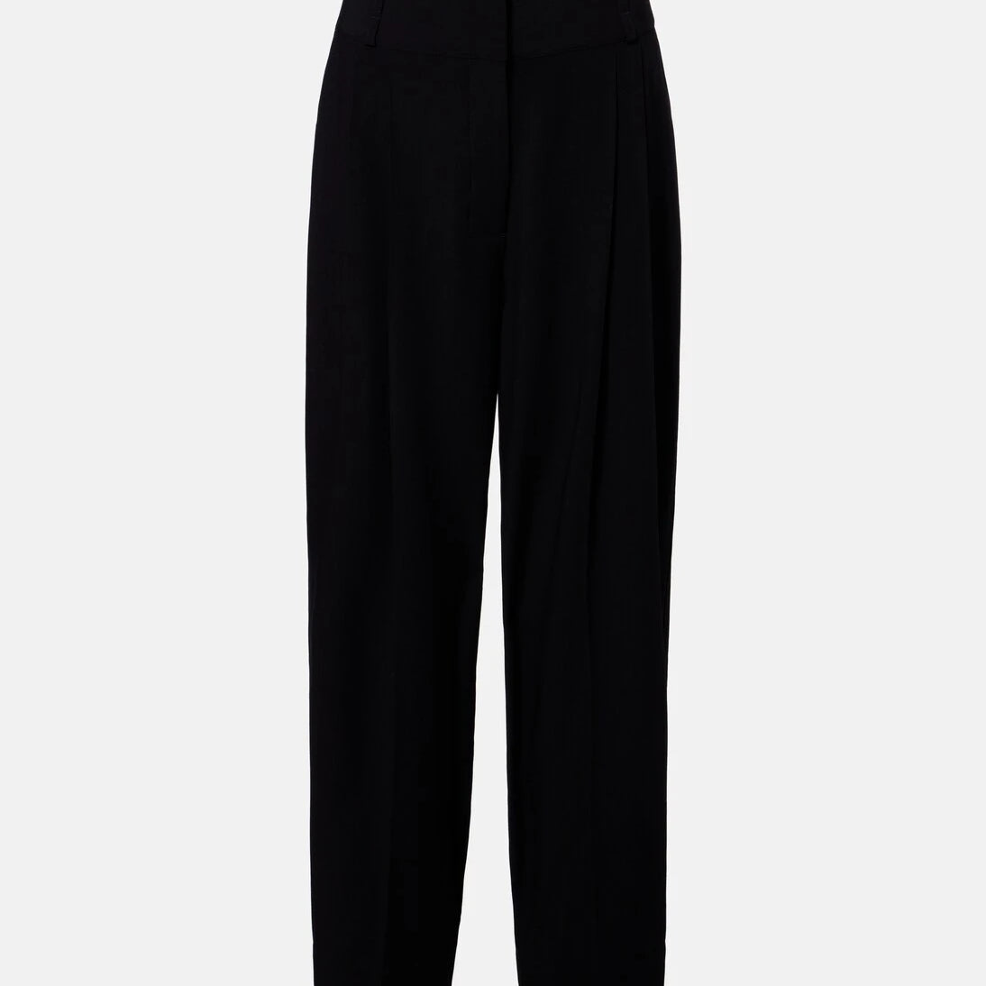 Toteme - Pleated cotton wide-leg pants